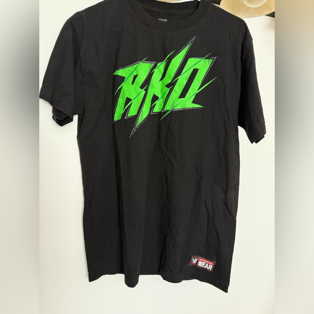 WWE Black and Green RKO Men's Tee